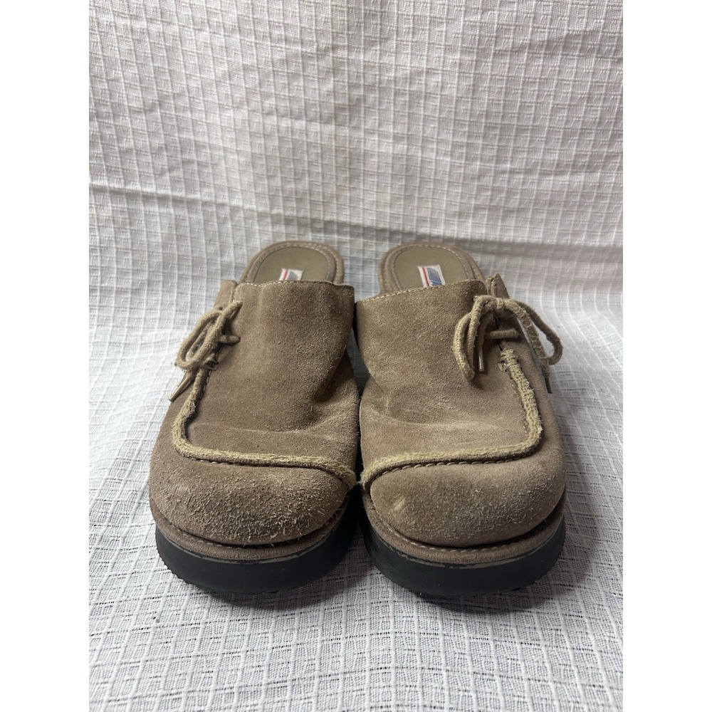 Vintage People Movers Suede "Ava" Mule Clogs Y2K Bratz Style Size 8